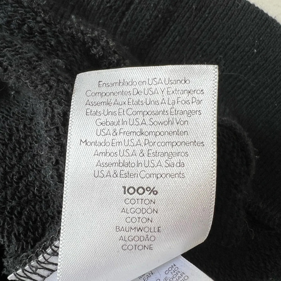 MOTHER The Big Easy Crewneck Pullover Sweatshirt Soirée  Black Gold Small - Picture 9 of 9